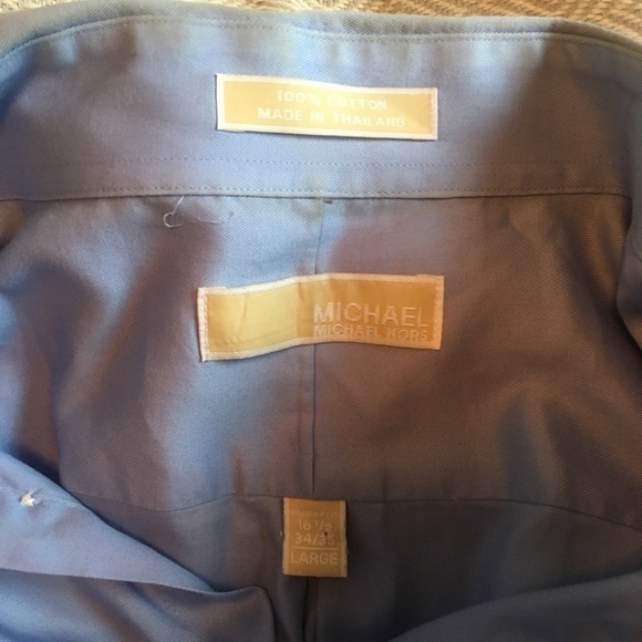 Michael Kors Blue Button Down Shirt - Picture 3 of 3